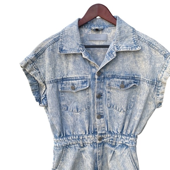 BLANK NYC Denim Shorts Jumpsuit I Size: M - Picture 4 of 16